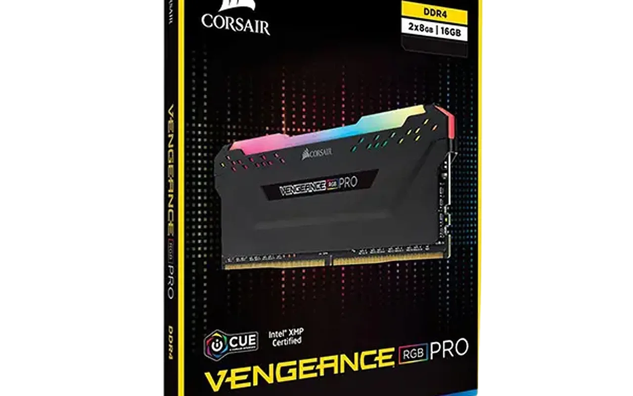 Corsair Vengeance RGB PRO Series 16Go (2x 8Go) DDR4 3200 MHz CL16 Noir