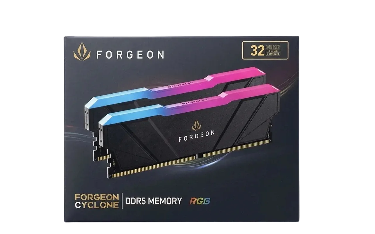 forgeon cyclone rgb 32gb (2x16gb) ddr5 6000mhz cl30