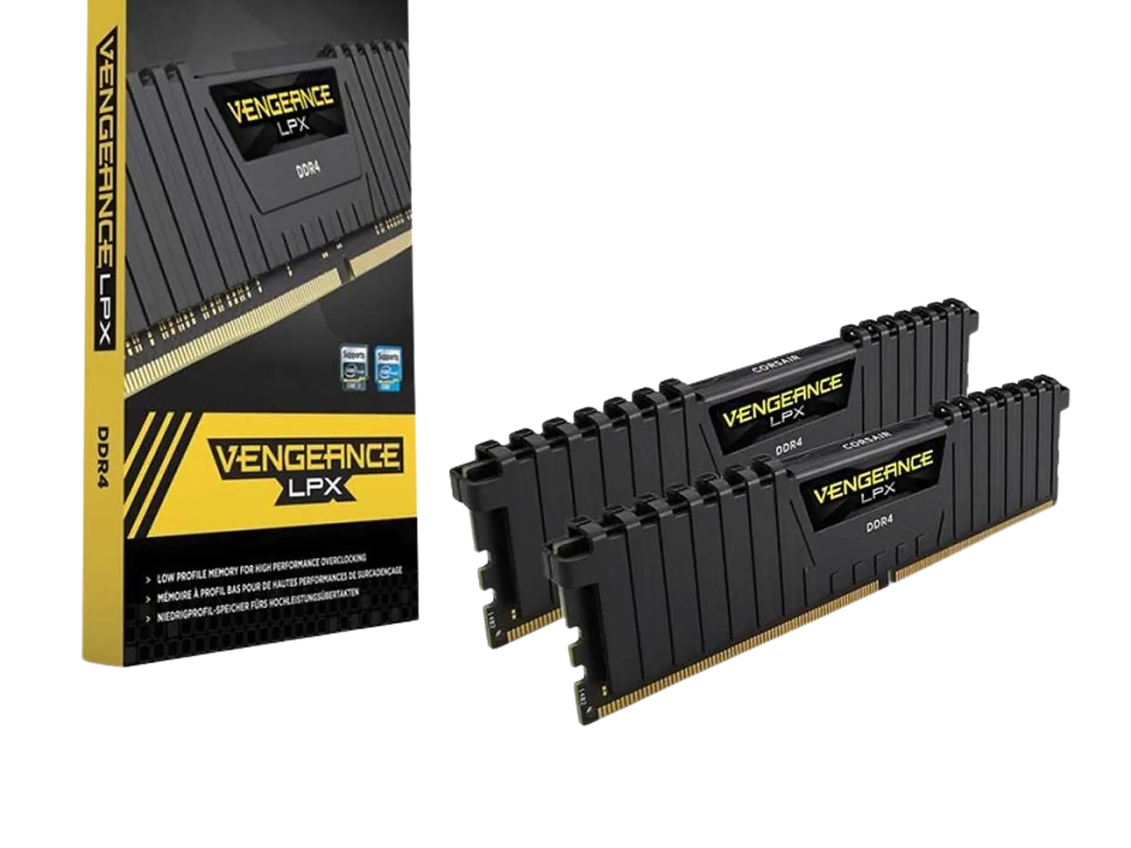 Corsair Vengeance Lpx 16Go (2x 8Go) DDR4 3200 MHz CL16 Noir