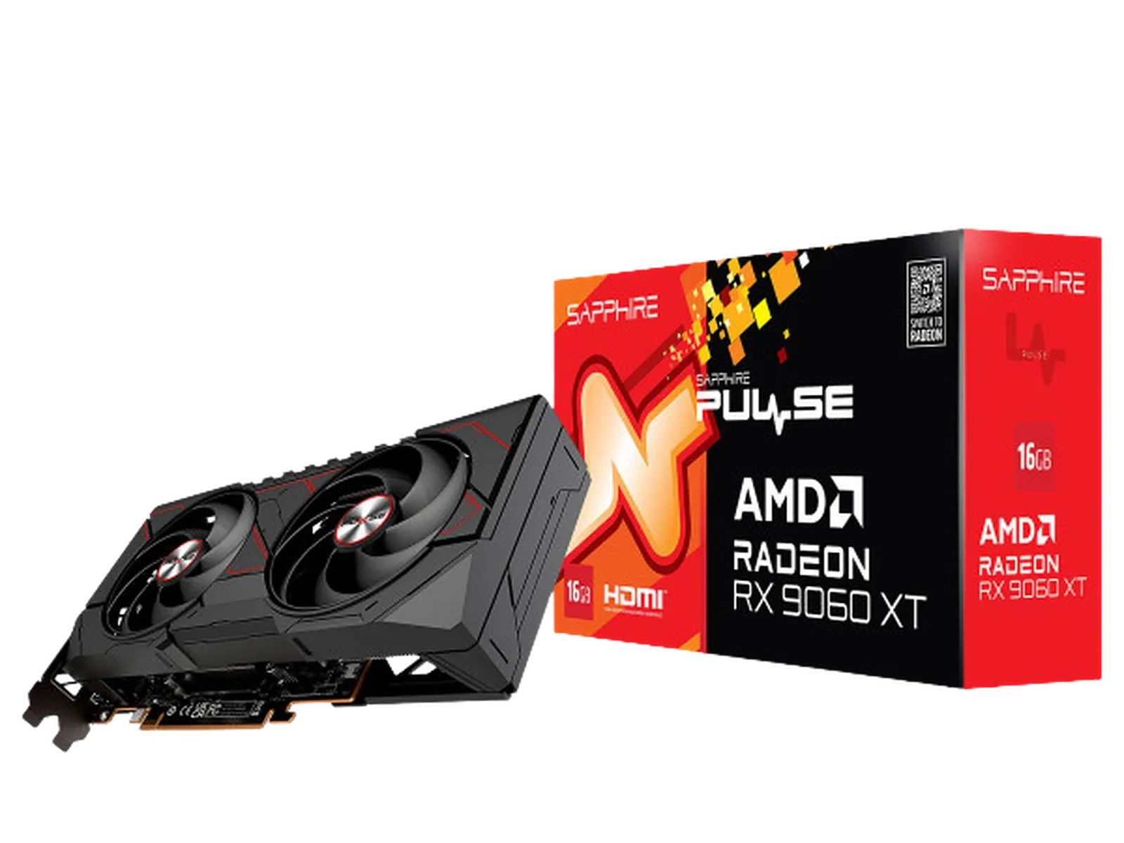 SAPPHIRE PULSE AMD Radeon RX 9060 XT 16GB